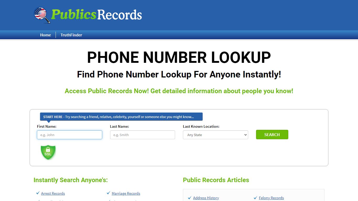 Find Phone Number Lookup For Anyone Instantly!